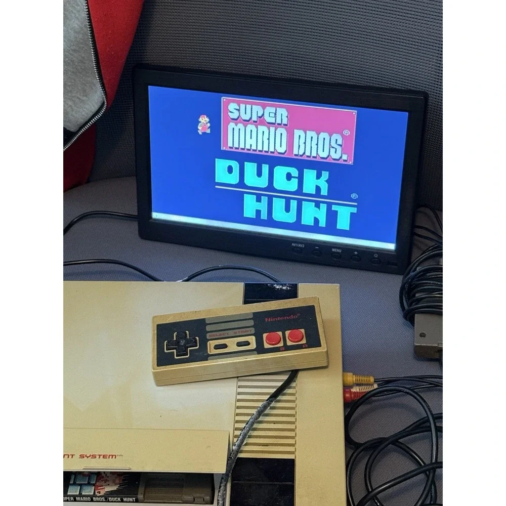 1988 Nintendo Entertainment System Action Set NES Complete In Box (read Descrip